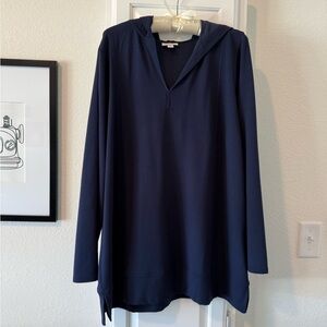 J.Jill Seamed Hoodie Tunic.